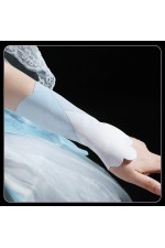 2XXT Cosplay Uma Musume Pretty Derby Daiwa Scarlet Bride Wedding Blue Formal Dress Cosplay Costume